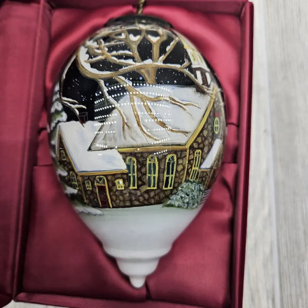 Ne'Qwa Art Oh Come All Ye Faithful Ornament by‎ Susan Winget COA & Box 7151168